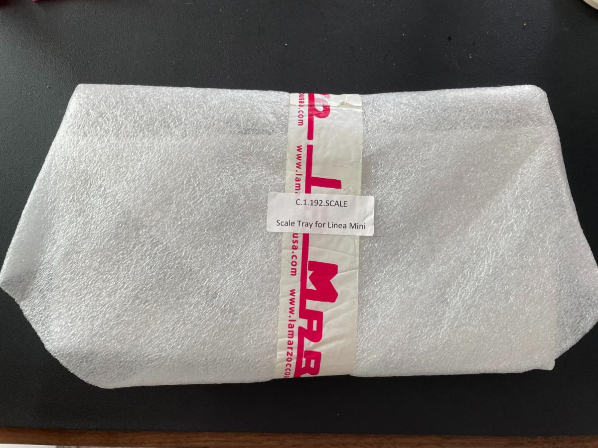 La Marzocco Linea Mini Driptray Mod for Acaia Lunar Scale