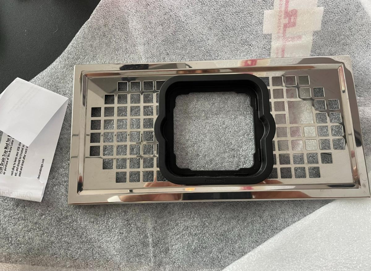 La Marzocco Linea Mini Driptray Mod for Acaia Lunar Scale